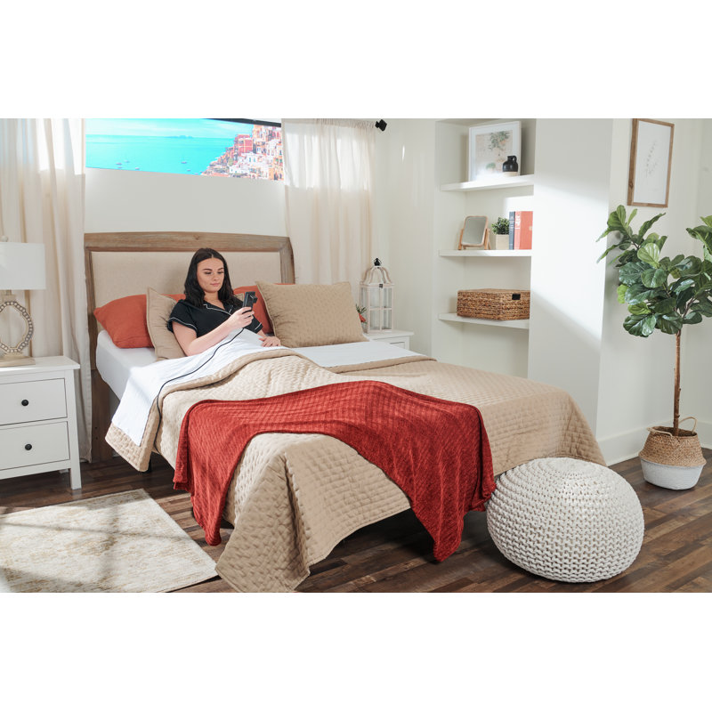 Alwyn Home Daisetta Adjustable Bed with Remote & Reviews Wayfair
